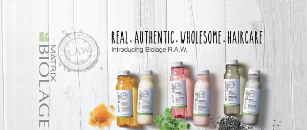 Real, authentic, wholesome, haircare. Introducing Biolage R.A.W.